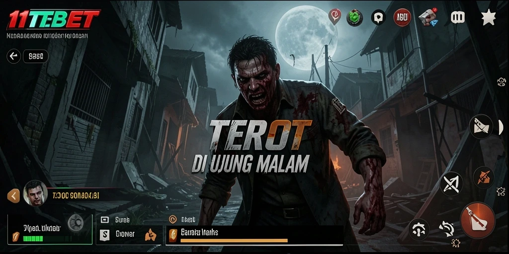 Screenshot gameplay 11TBET menampilkan suasana mencekam dan menakutkan.