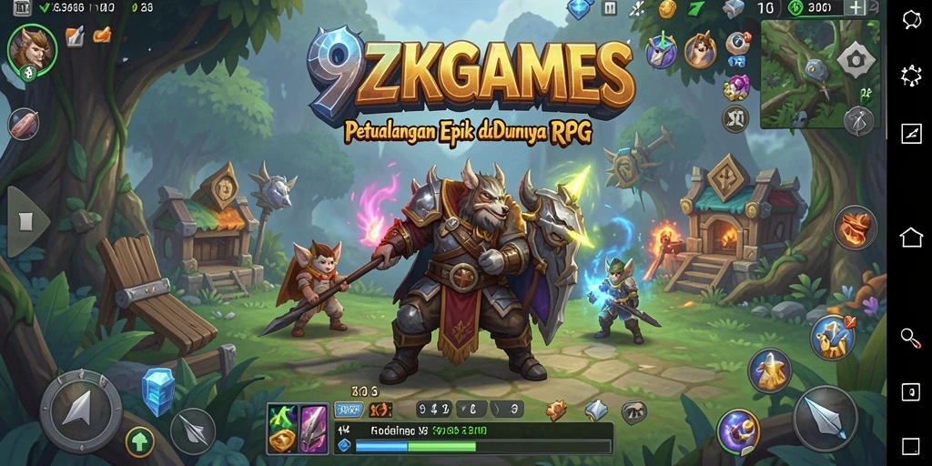 Tampilan gameplay <strong>9ZKGAMES</strong> yang menakjubkan dengan aksi pertempuran seru.