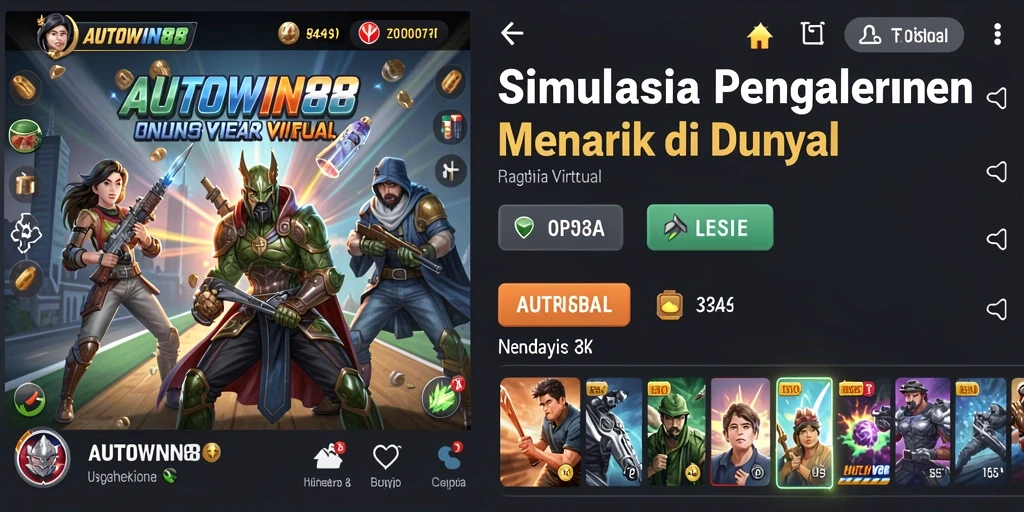 Gameplay <strong>AUTOWIN88</strong> yang mengasyikkan dan penuh tantangan.