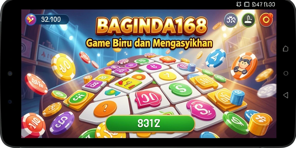 Screenshot permainan utama BAGINDA168 menampilkan suasana bingo yang seru.