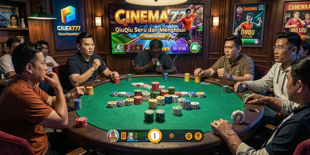 Tampilan permainan QiuQiu yang menarik dan interaktif.