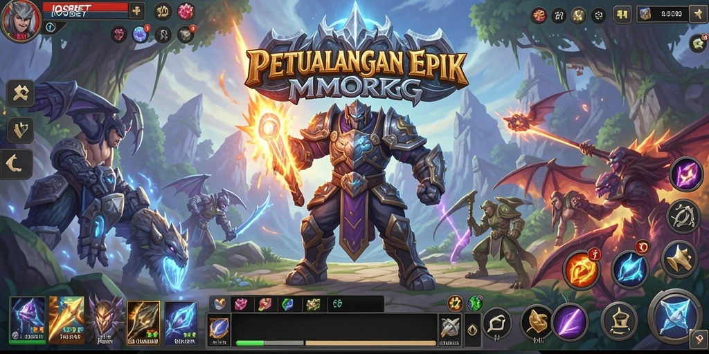 Gameplay menakjubkan dalam <strong>IOSBET</strong> yang menampilkan pertarungan epik dan eksplorasi dunia.