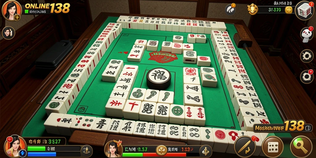 Screenshot menunjukkan gameplay Mahjong yang seru dan menantang.