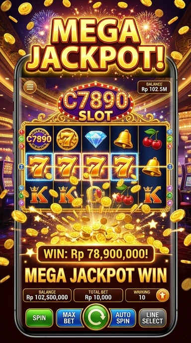 Pengguna sedang menjelajahi aplikasi di c7890 dengan mudah.